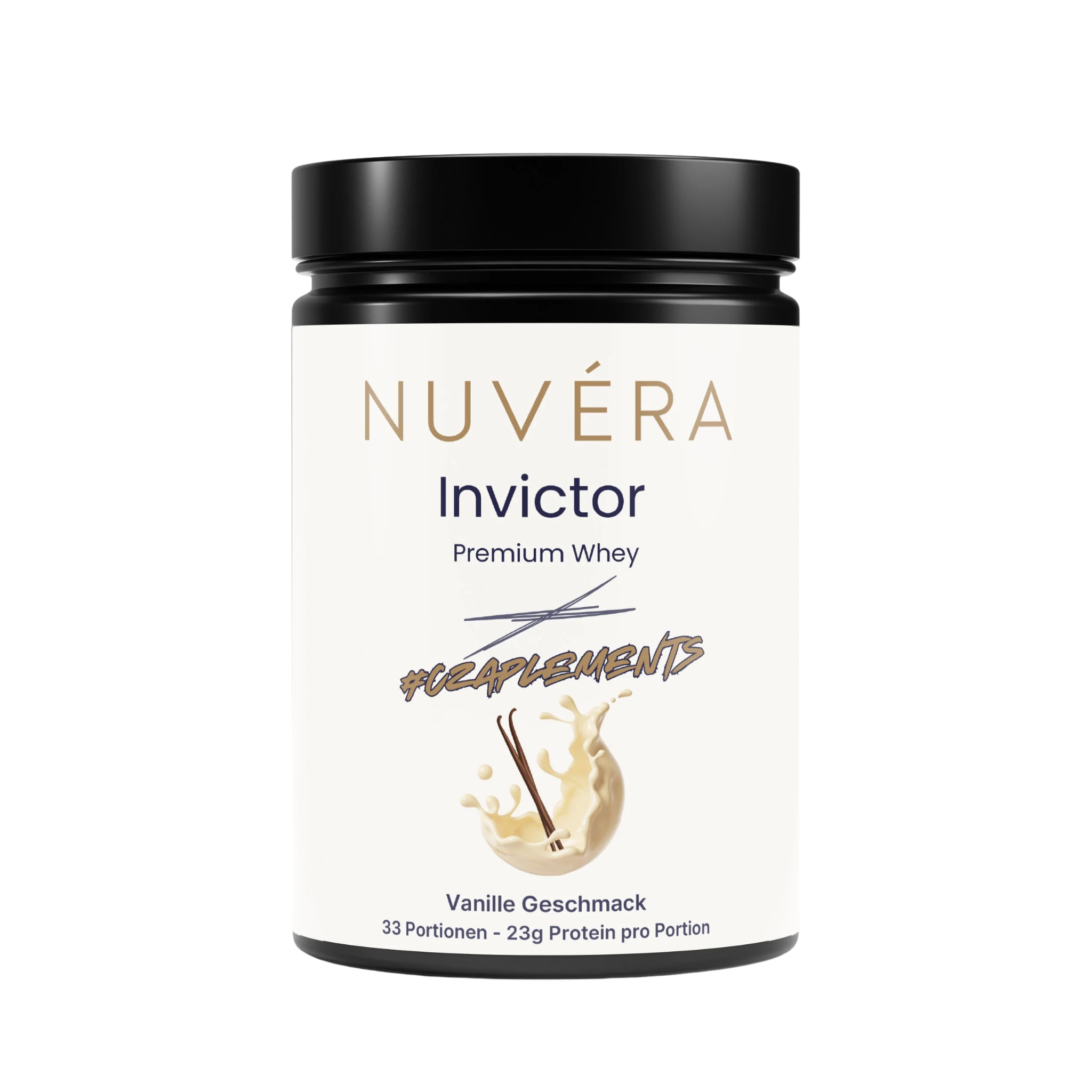 NUVÉRA Invictor Premium Whey Vanille Geschmack