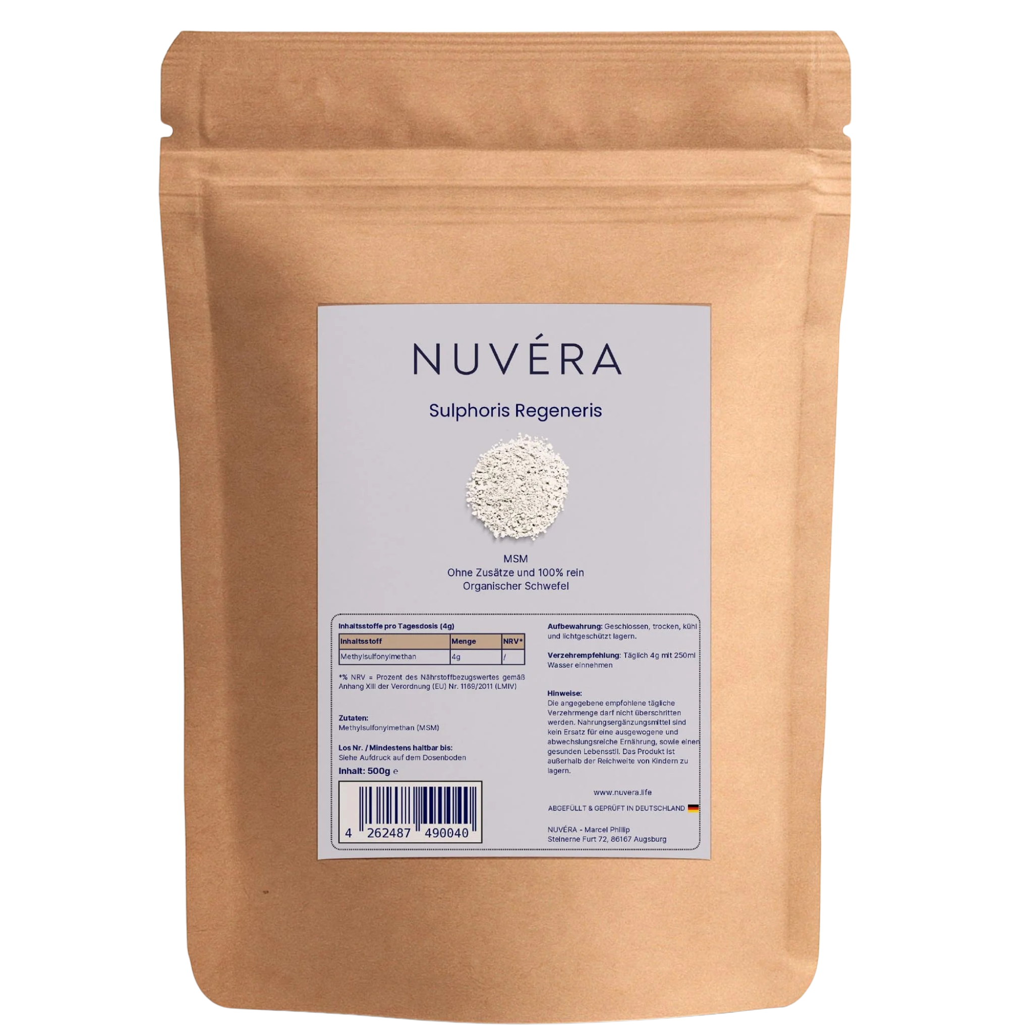 NUVÉRA Sulphoris Regeneris MSM