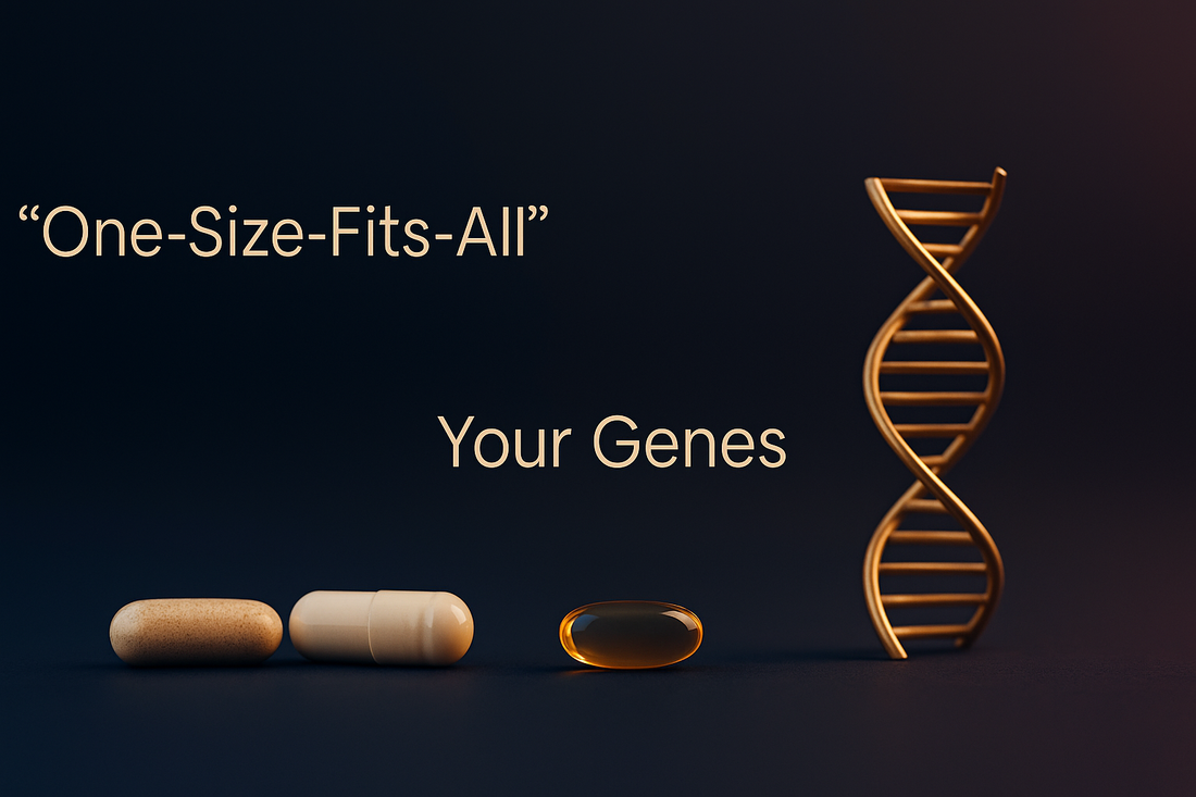 Die Lüge von „One-Size-Fits-All“ – Warum Ihre Gene Ihre Supplements brauchen