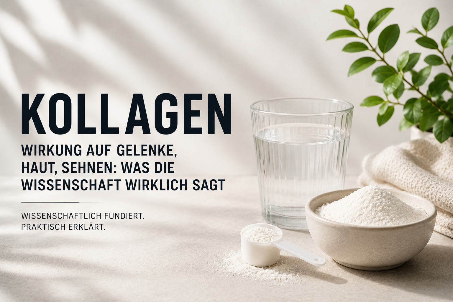 Kollagen: Wirkung auf Gelenke, Haut & Sehnen – was die Wissenschaft wirklich sagt