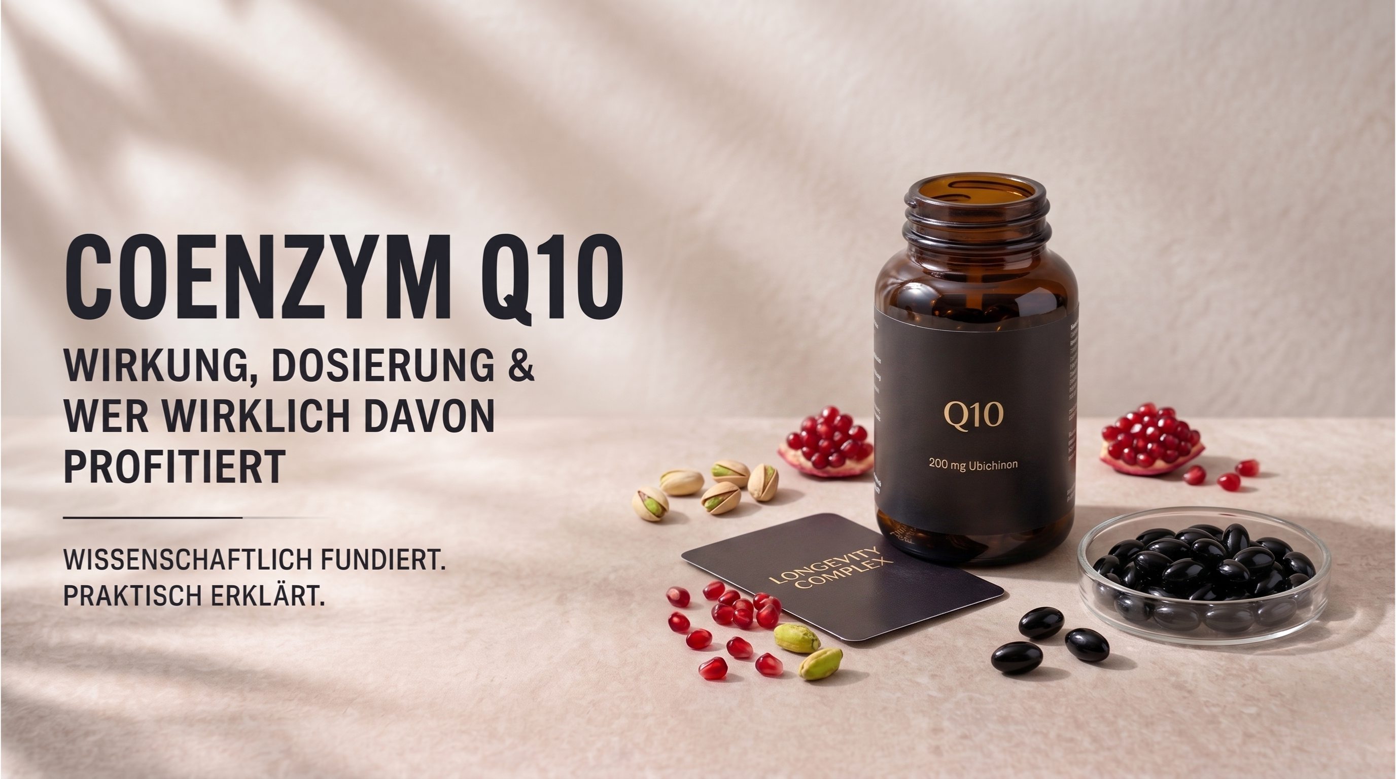 Coenzym Q10: Wirkung, Dosierung & wer wirklich davon profitiert