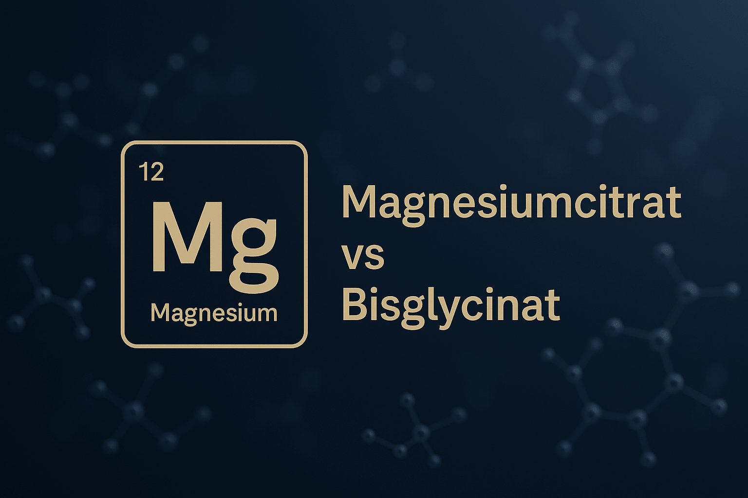 Magnesiumcitrat vs. Bisglycinat – was ist der Unterschied und welche Verbindung ist besser? - NUVÉRA