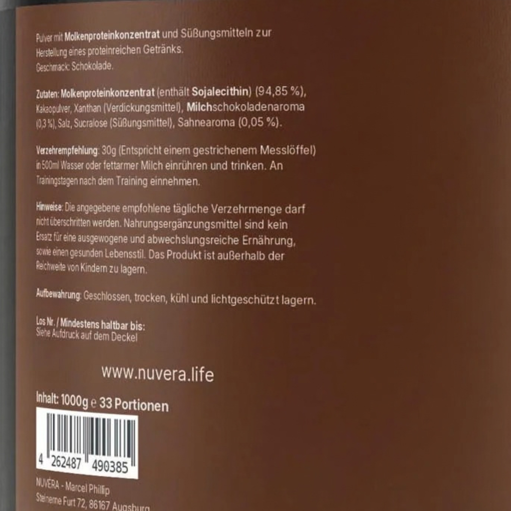 Invictor – Whey Protein | 76% Protein | Schokolade-Geschmack