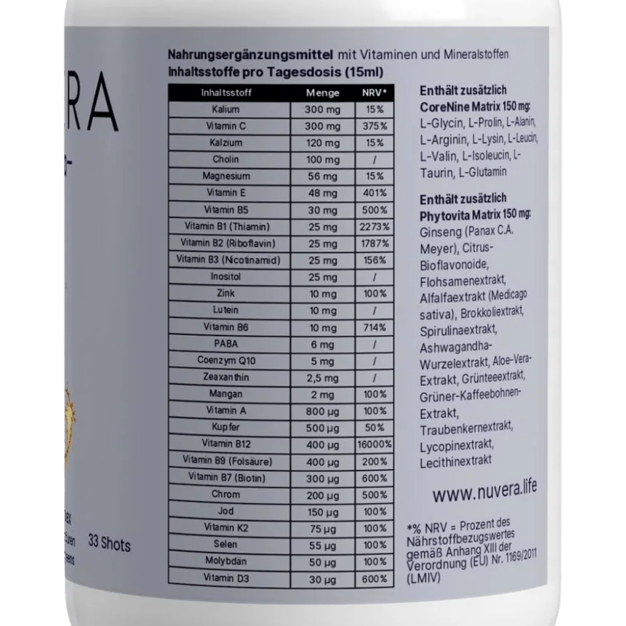 Elixium - flüssiger Multivitaminkomplex