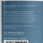 Ascoris Vitalis - gepuffertes Vitamin C Verzehrempfehlung und Hinweise | NUVÉRA