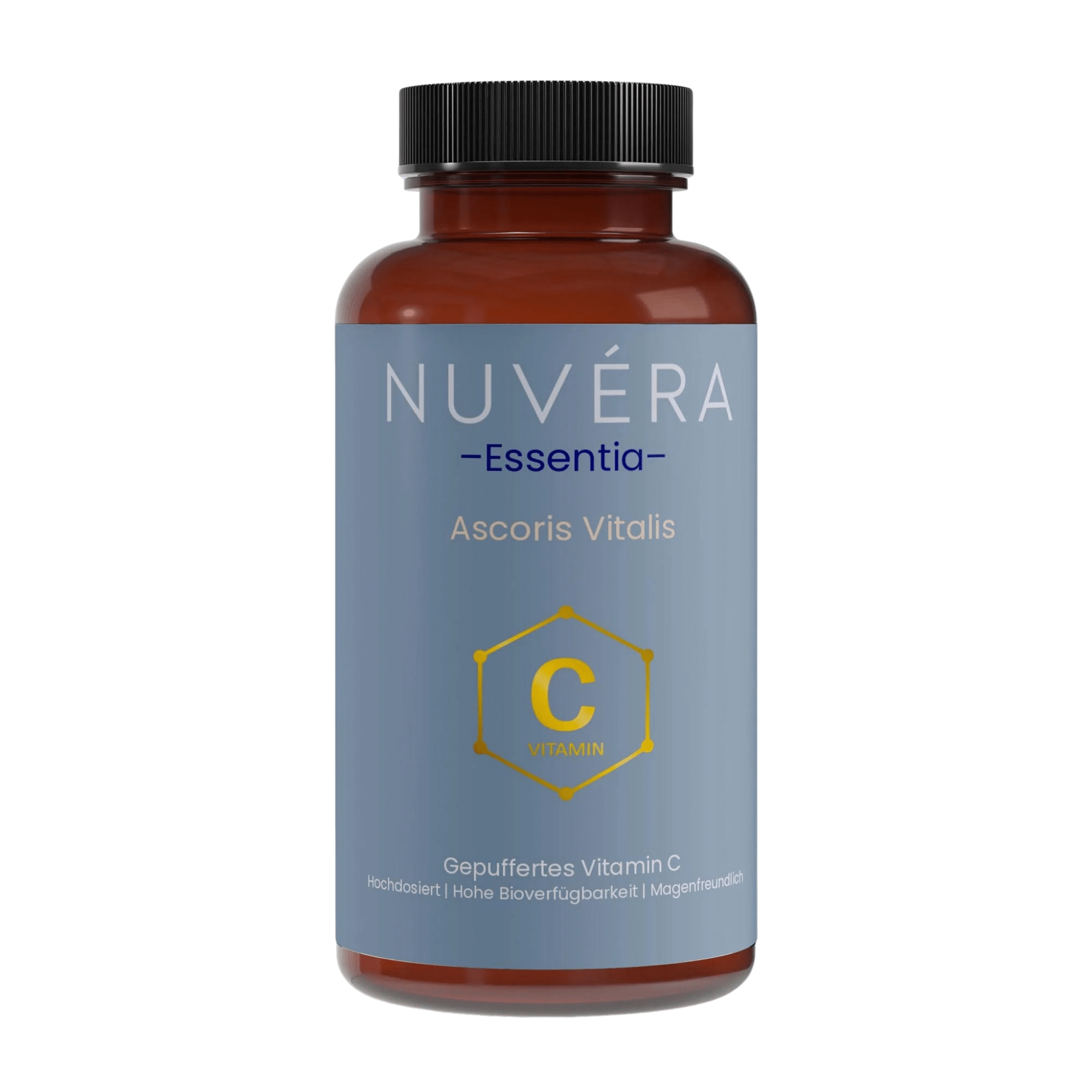 Ascoris Vitalis gepuffertes Vitamin C Kapseln von NUVÉRA – 2.000 mg pro Tagesdosis