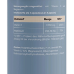 Ascoris Vitalis Magnesiumascorbat – magenfreundliches Vitamin C, Inhaltsstoffe | NUVÉRA