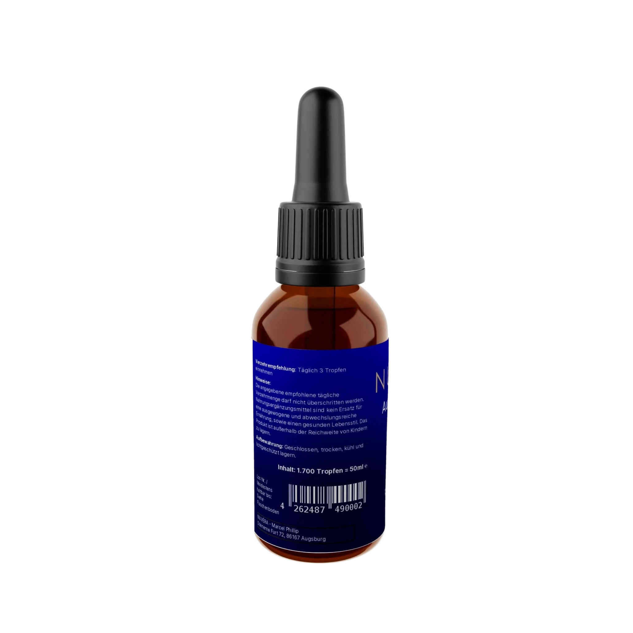 NUVÉRA Aurum Solaris Vitamin D3 + K2 Verzehrempfehlung