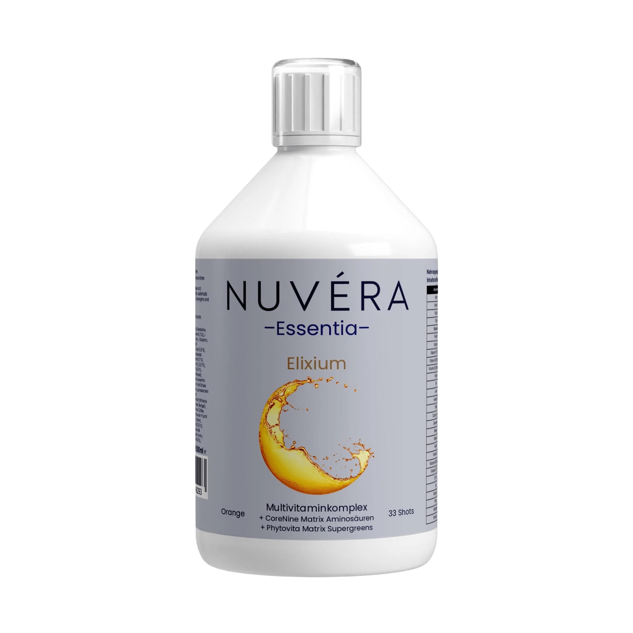 Elixium flüssiger Multivitaminkomplex von NUVÉRA – Flasche mit 29 Mikronährstoffen