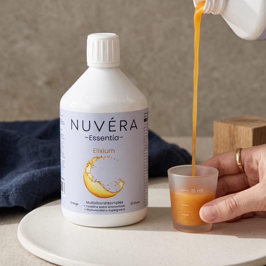Elixium_flüssiger Multivitaminkomplex_15ml Anwendung| NUVÉRA