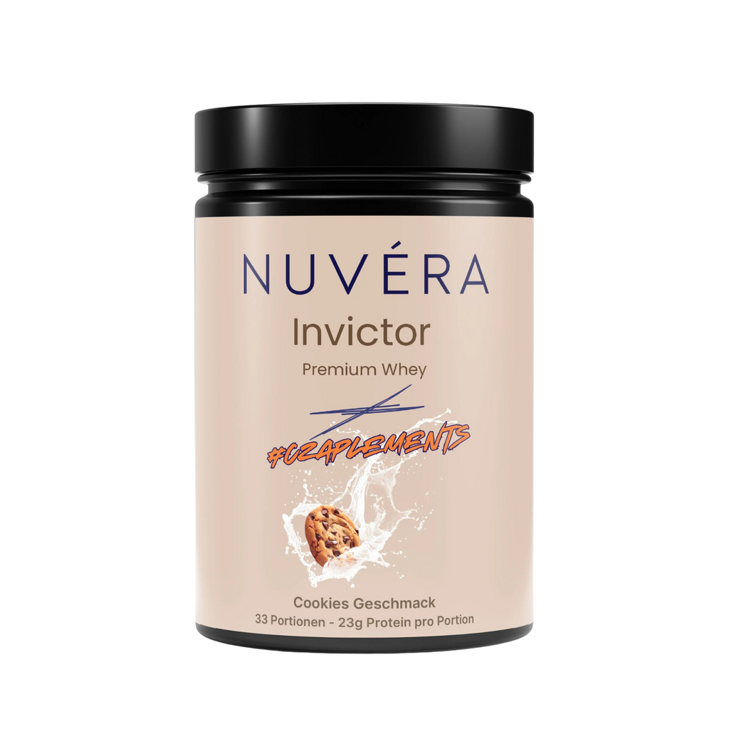 NUVÉRA Invictor Premium Whey Cookies Geschmack