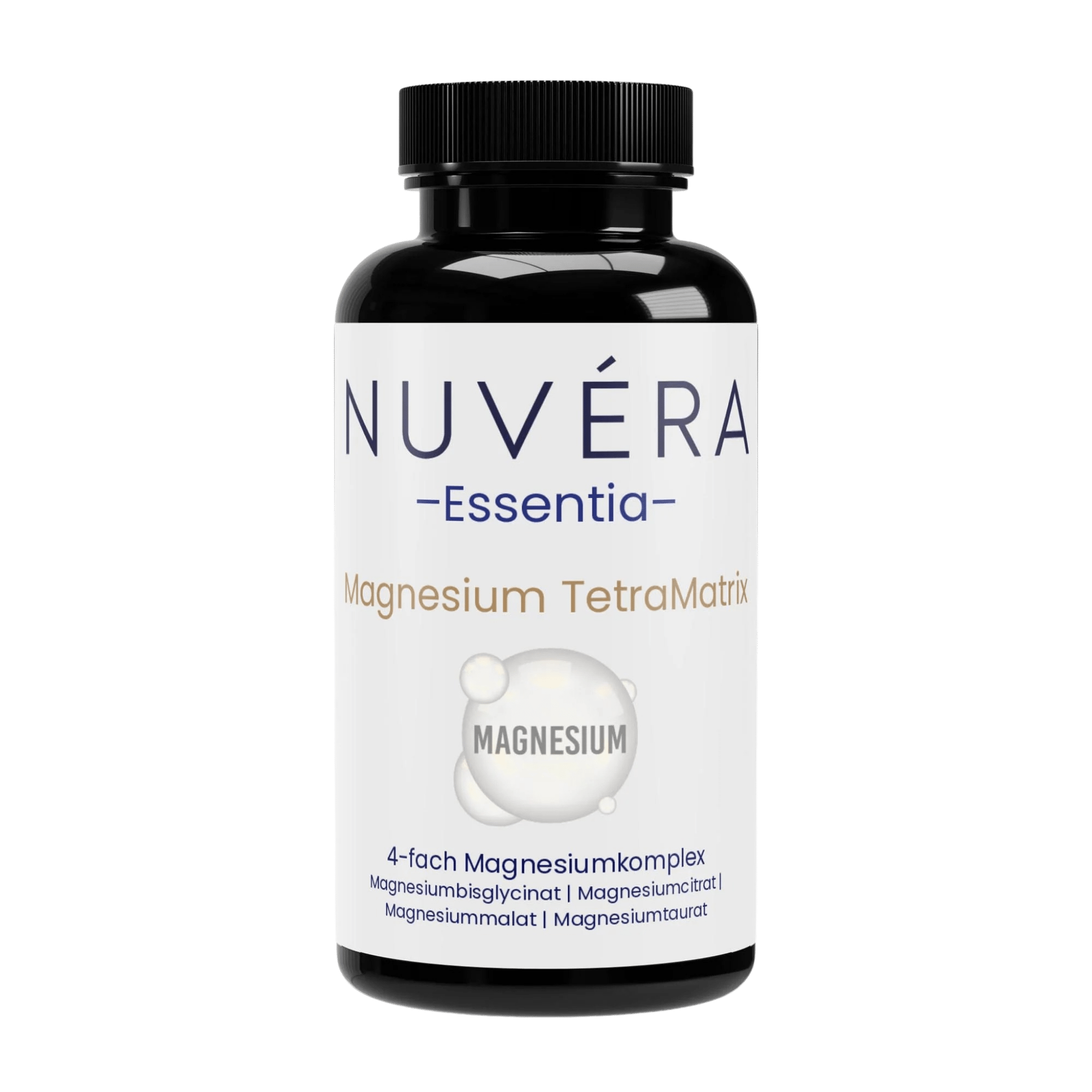 Magnesium TetraMatrix Tabletten von NUVÉRA – vier Magnesiumformen, 400 mg pro Tagesdosis
