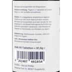 Magnesium TetraMatrix Verzehrempfehlung, zwei Tabletten täglich am Abend | NUVÉRA