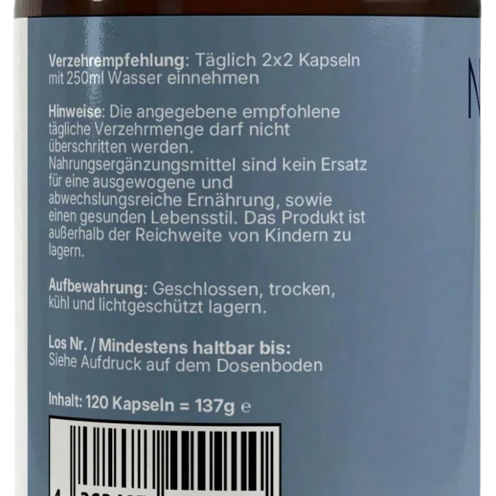 Marinum MAX mit 1.400 mg EPA und 1.000 mg DHA – Verzehrempfehlung | NUVÉRA