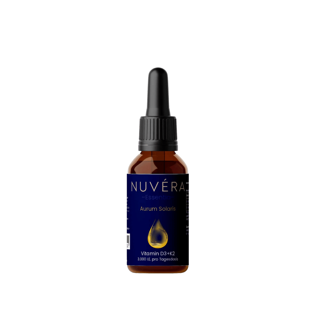Aurum Solaris Vitamin D3 K2 Tropfen von NUVÉRA – Pipettenflasche