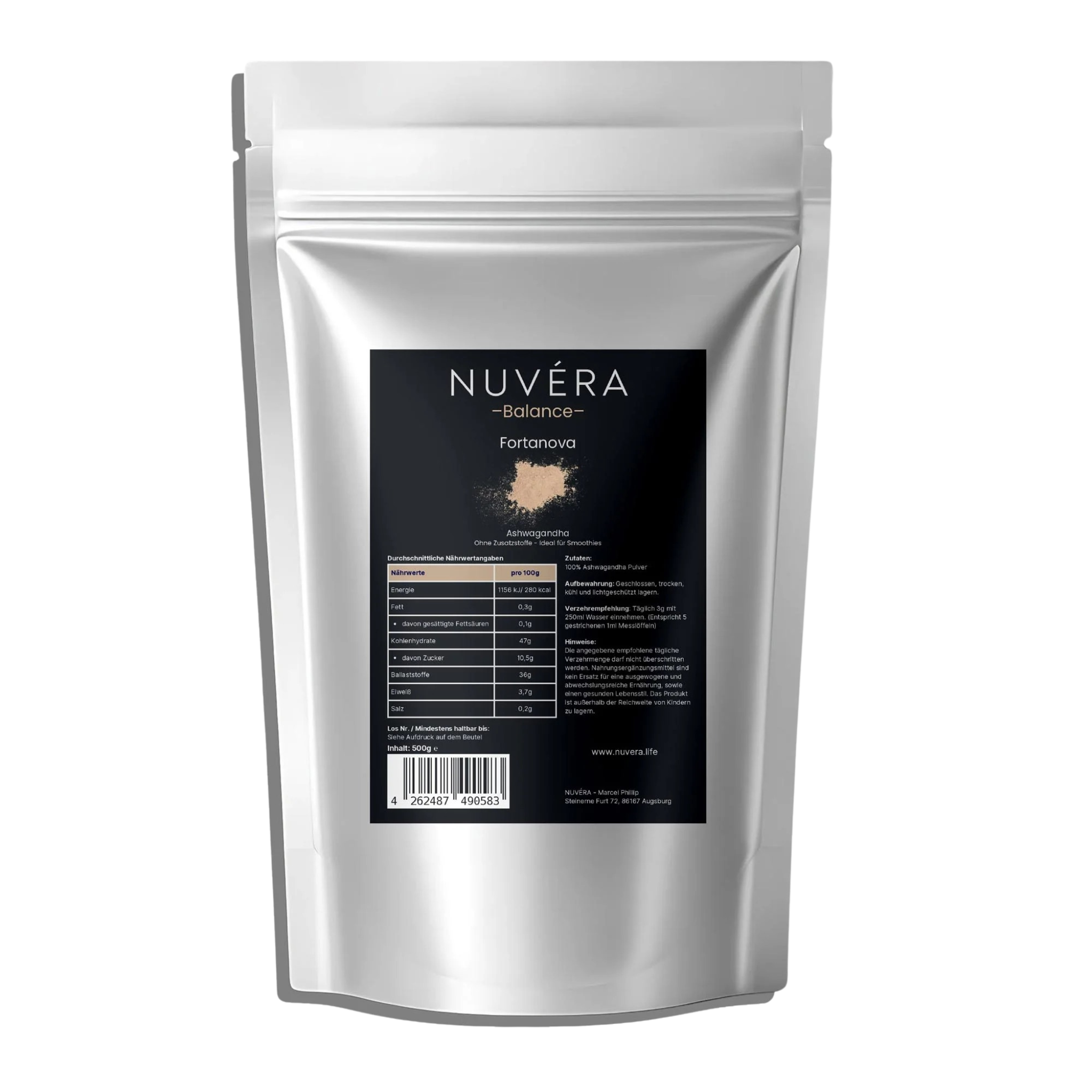 NUVÉRA Fortanova - Ashwagandha Pulver