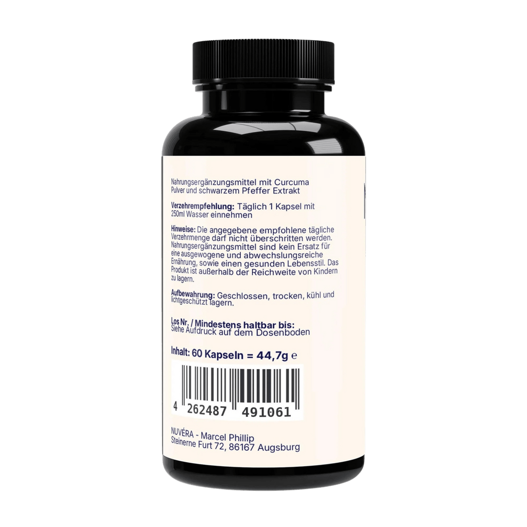 Curcuma Regula - Kurkuma + Piperin - NUVÉRA