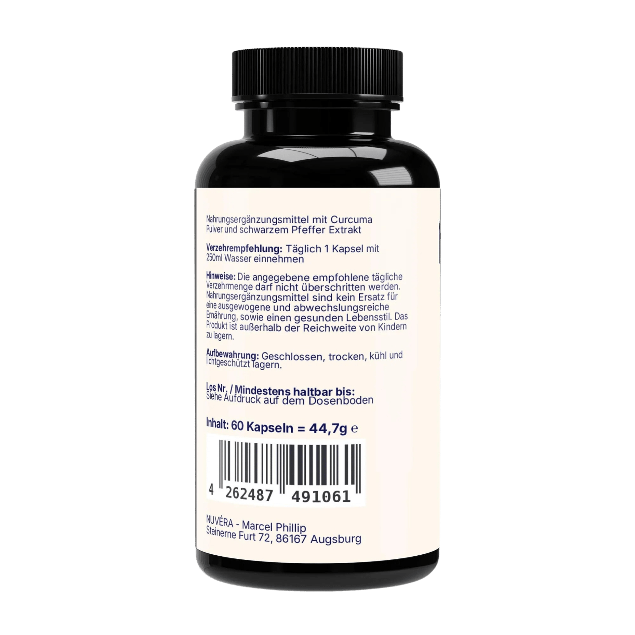 Curcuma Regula - Kurkuma + Piperin - NUVÉRA