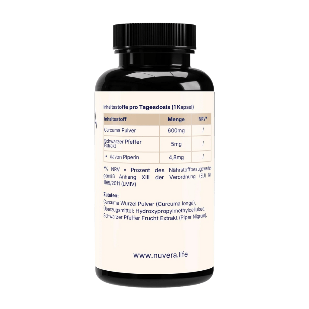 Curcuma Regula - Kurkuma + Piperin - NUVÉRA