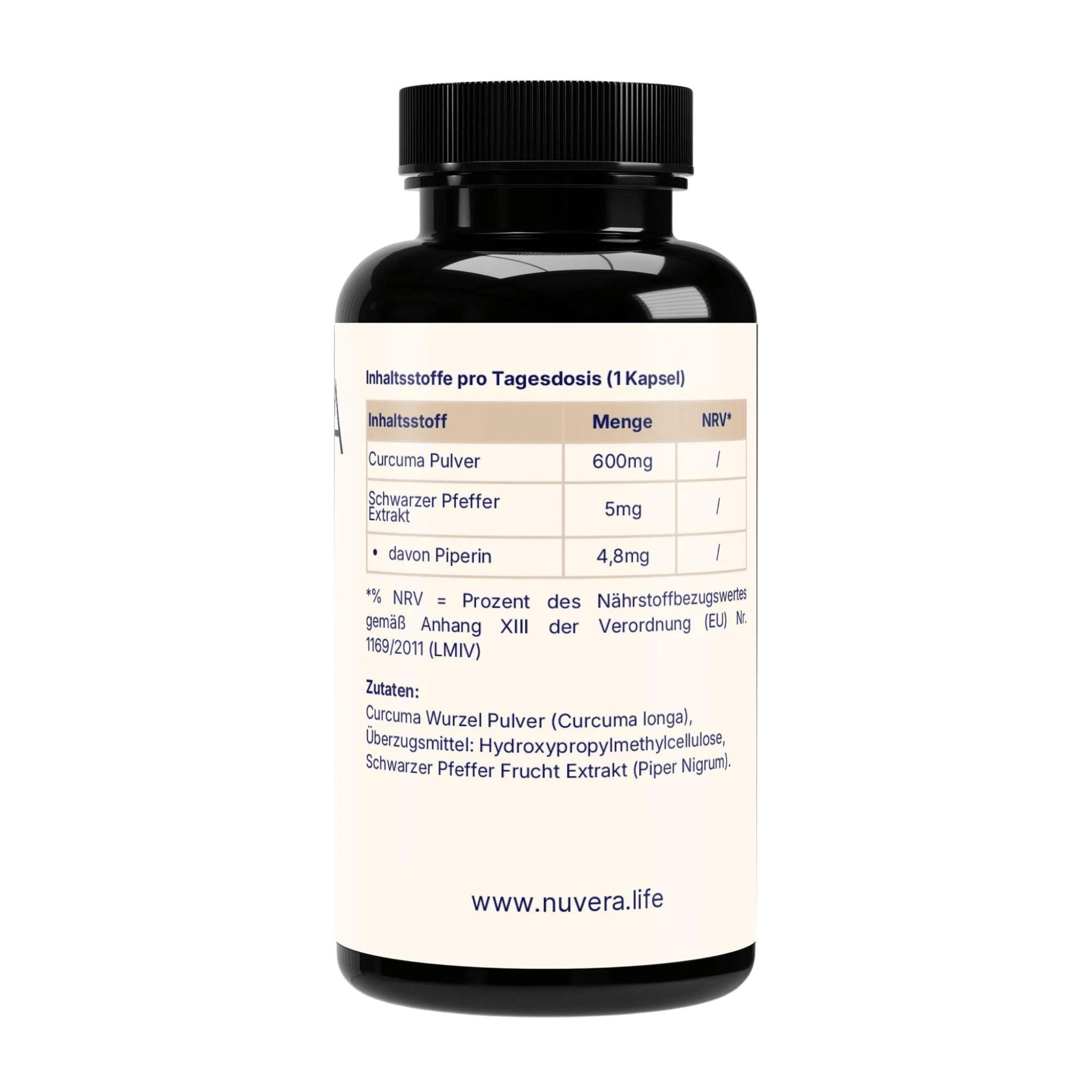 Curcuma Regula - Kurkuma + Piperin - NUVÉRA