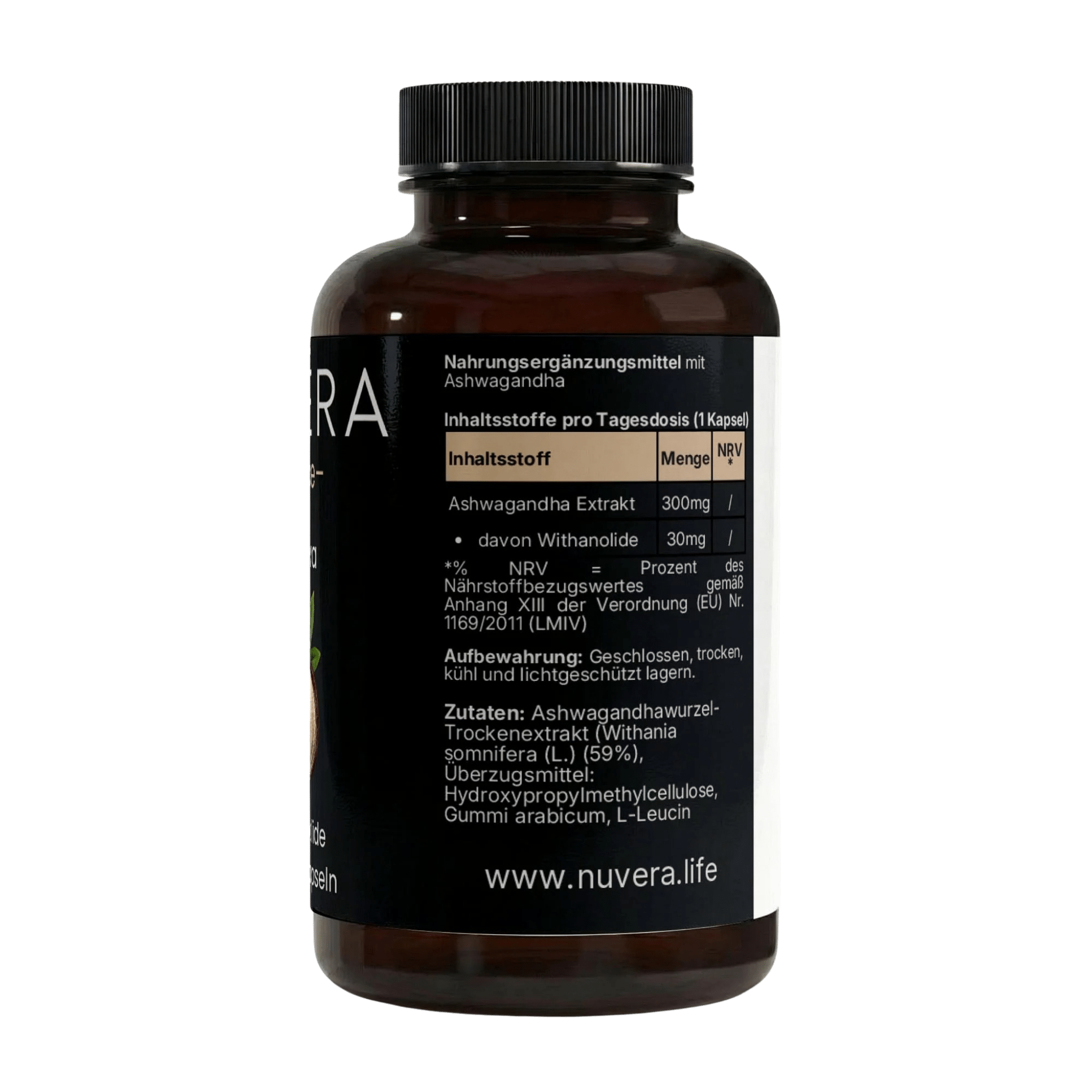 Fortanova - Ashwagandha Kapseln (10% Withanolide) - NUVÉRA