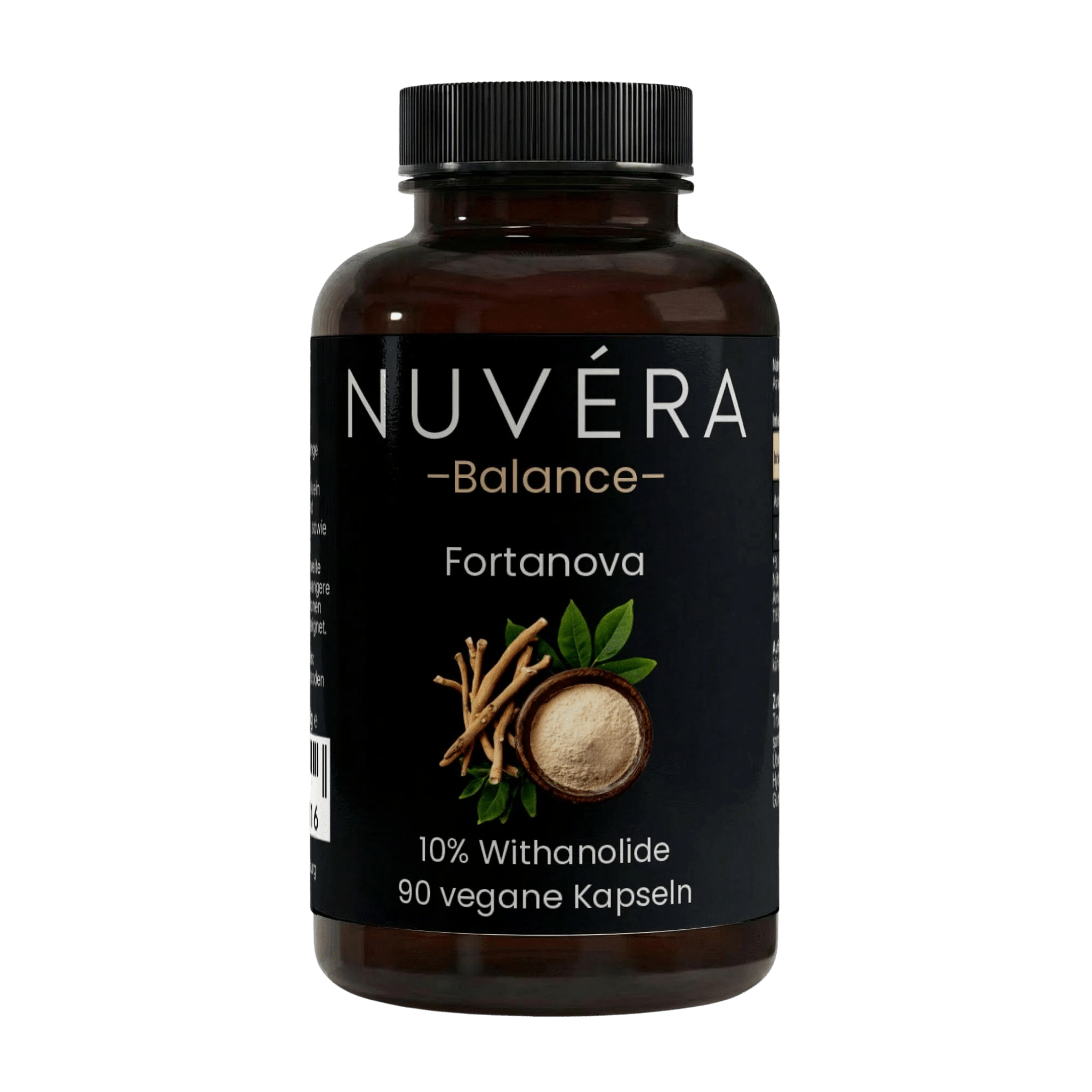 Fortanova - Ashwagandha Kapseln (10% Withanolide) - NUVÉRA