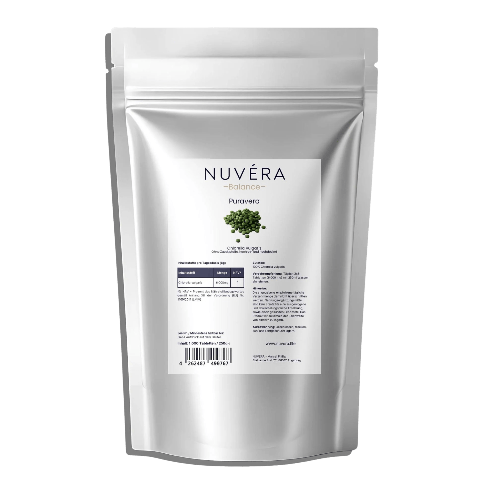 Puravera - Chlorella vulgaris - NUVÉRA