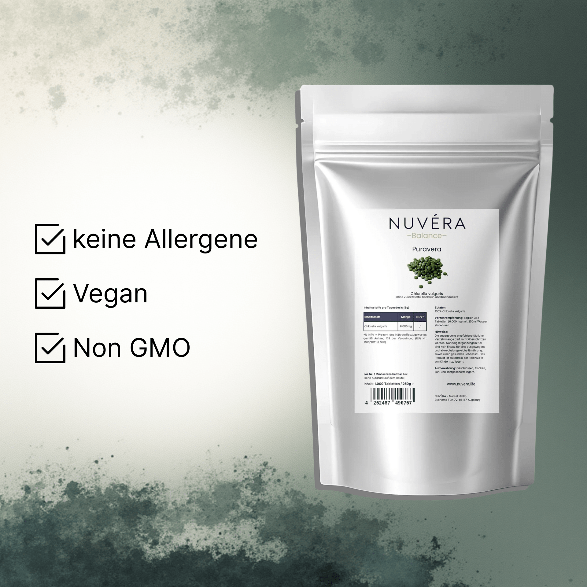 Puravera - Chlorella vulgaris - NUVÉRA