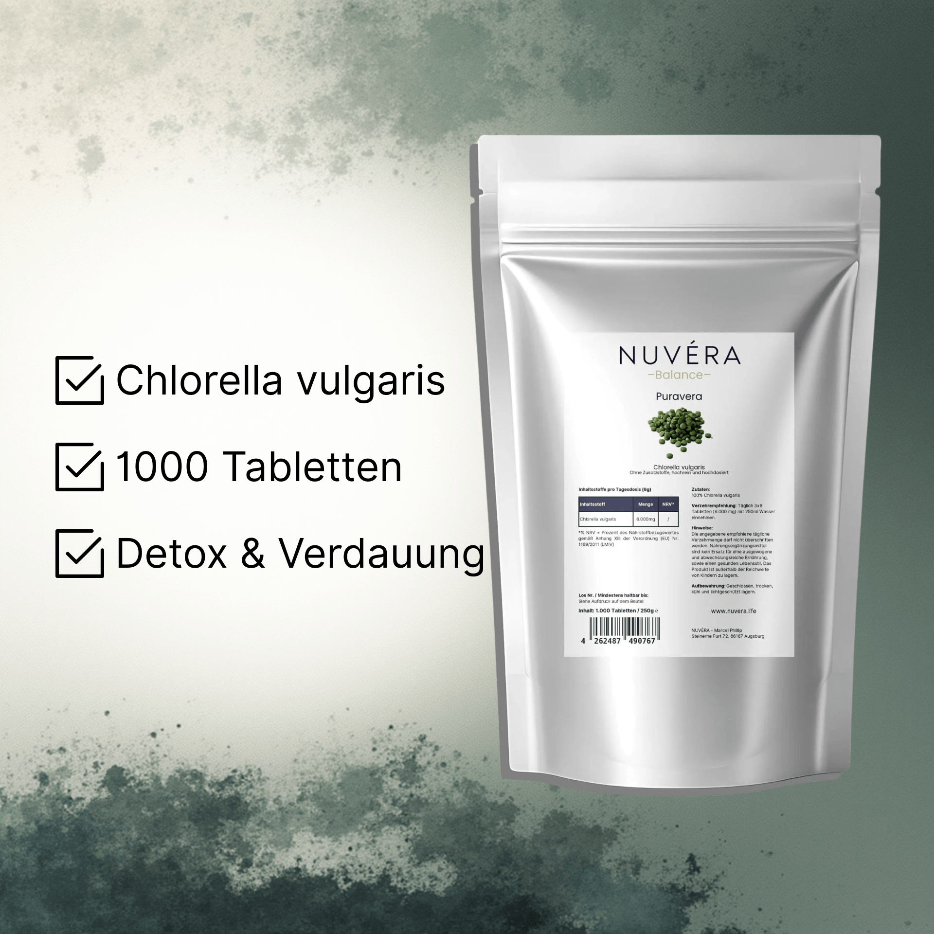 Puravera - Chlorella vulgaris - NUVÉRA