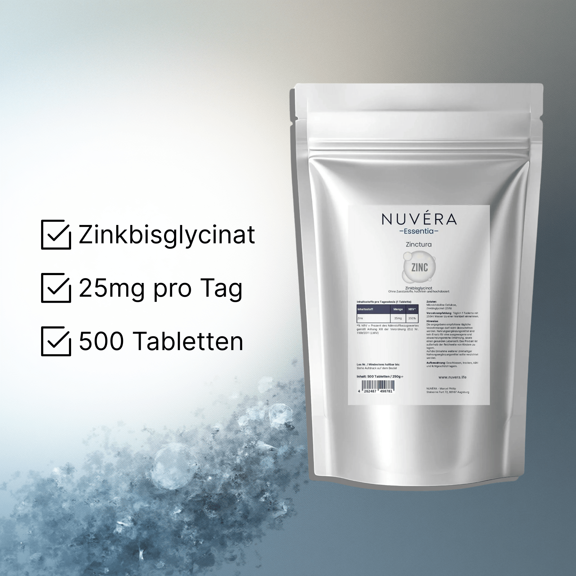 Zinctura - Zinkbisglycinat - NUVÉRA
